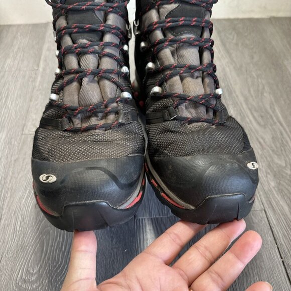 Salomon Men\'s Quest 4D 3 GTX Hiking Boots Waterproof Gore Tex Black  Size 10.5 main image 5